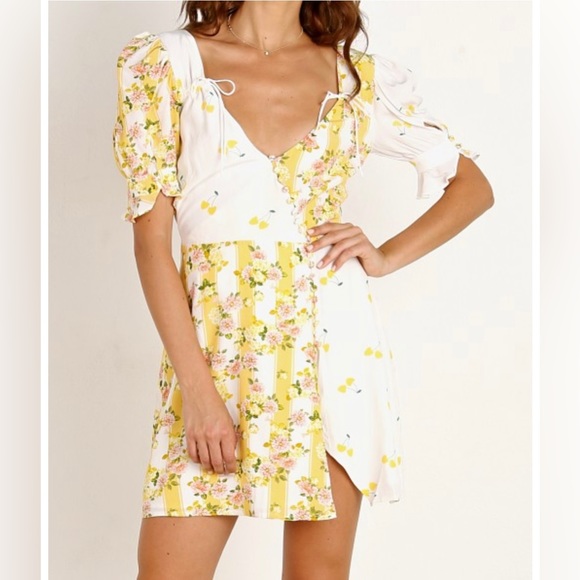 For Love and Lemons Savannah Wrap Mini Dress - Picture 2 of 9